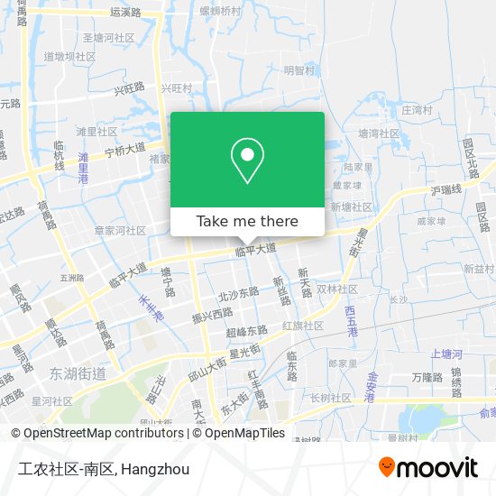 工农社区-南区 map