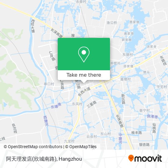 阿天理发店(欣城南路) map