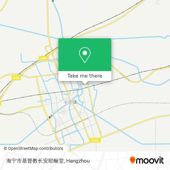 海宁市基督教长安耶稣堂 map