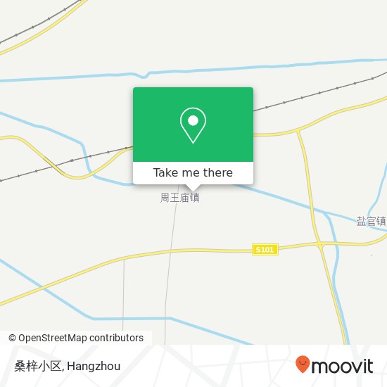 桑梓小区 map