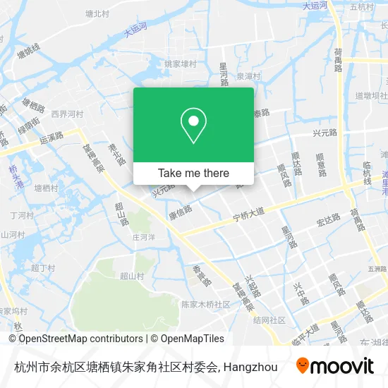 杭州市余杭区塘栖镇朱家角社区村委会 map