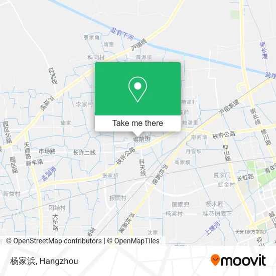 杨家浜 map