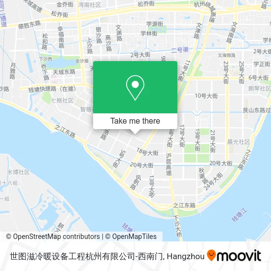 世图滋冷暖设备工程杭州有限公司-西南门 map