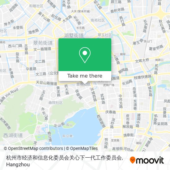 杭州市经济和信息化委员会关心下一代工作委员会 map