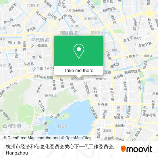 杭州市经济和信息化委员会关心下一代工作委员会 map
