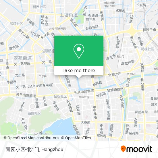 青园小区-北1门 map