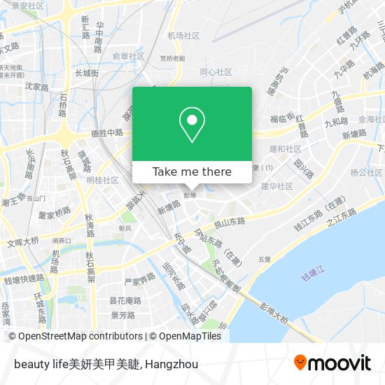 beauty life美妍美甲美睫 map