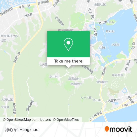 涤心沼 map