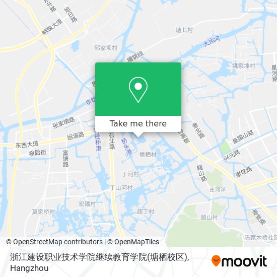 浙江建设职业技术学院继续教育学院(塘栖校区) map