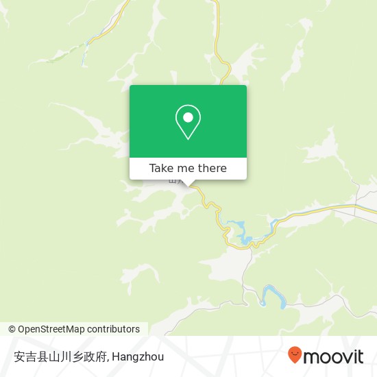 安吉县山川乡政府 map