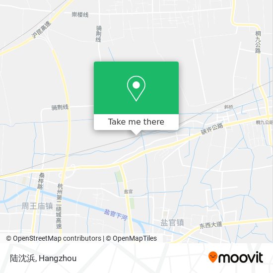 陆沈浜 map