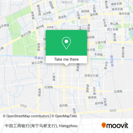 中国工商银行(海宁马桥支行) map
