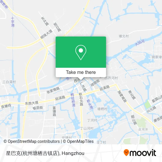 星巴克(杭州塘栖古镇店) map