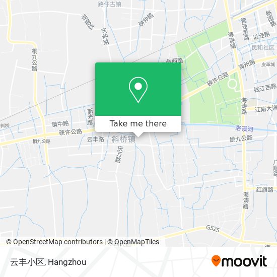 云丰小区 map