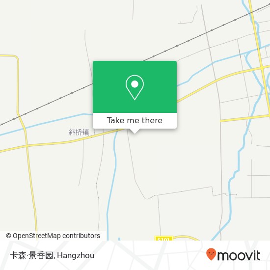 卡森·景香园 map
