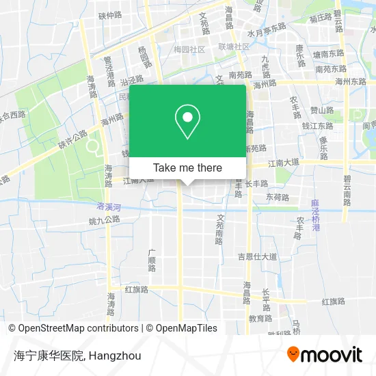 海宁康华医院 map
