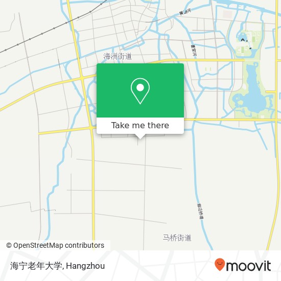 海宁老年大学 map
