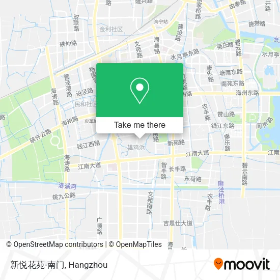 新悦花苑-南门 map