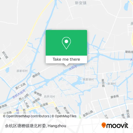 余杭区塘栖镇塘北村委 map
