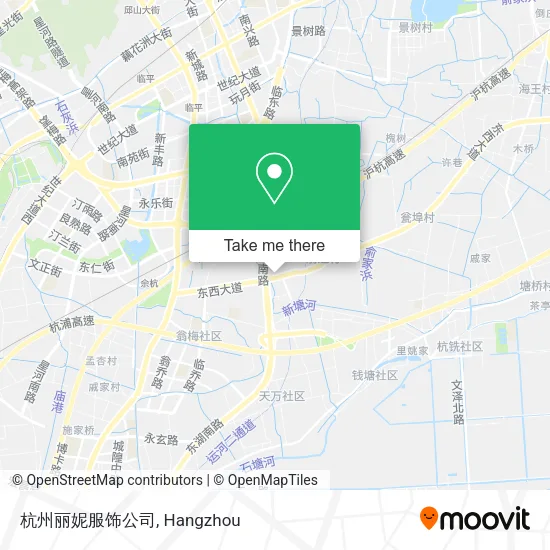 杭州丽妮服饰公司 map