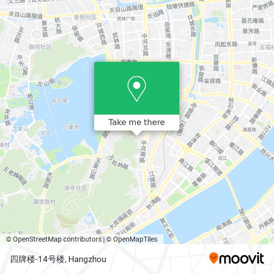 四牌楼-14号楼 map