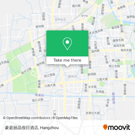 豪庭丽晶假日酒店 map