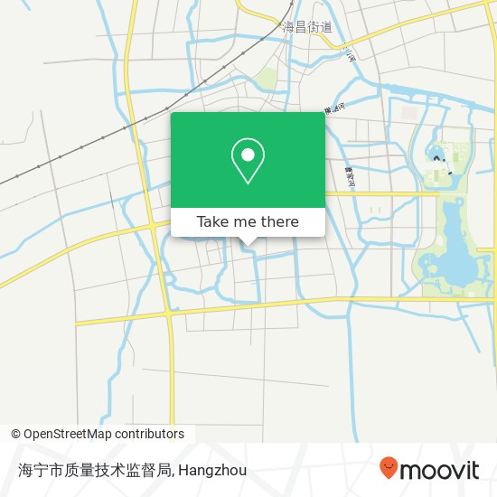 海宁市质量技术监督局 map