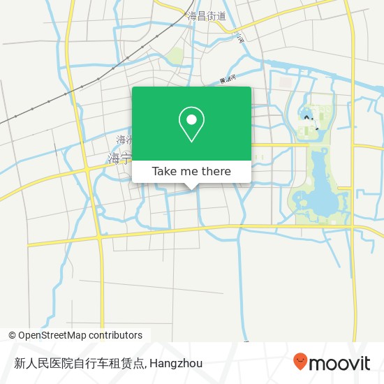 新人民医院自行车租赁点 map