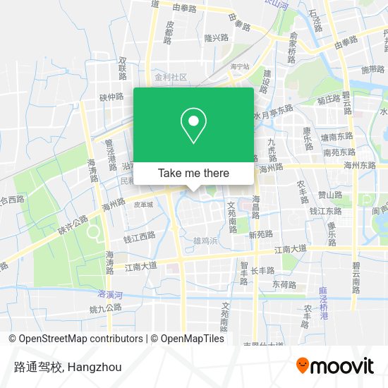 路通驾校 map