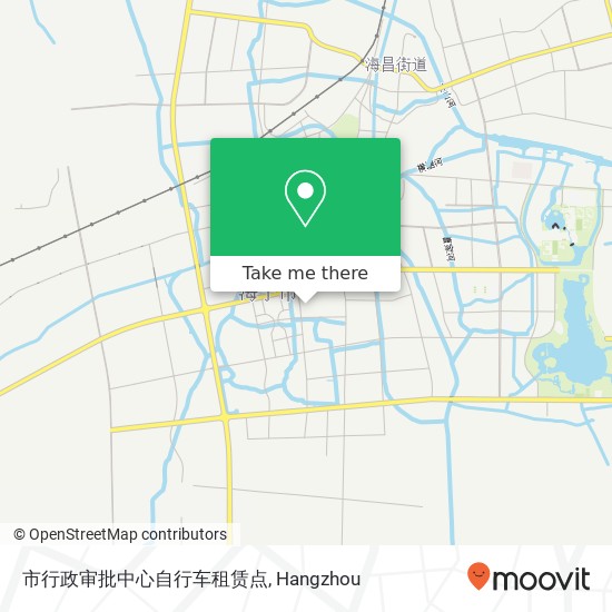 市行政审批中心自行车租赁点 map