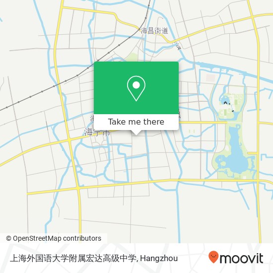 上海外国语大学附属宏达高级中学 map