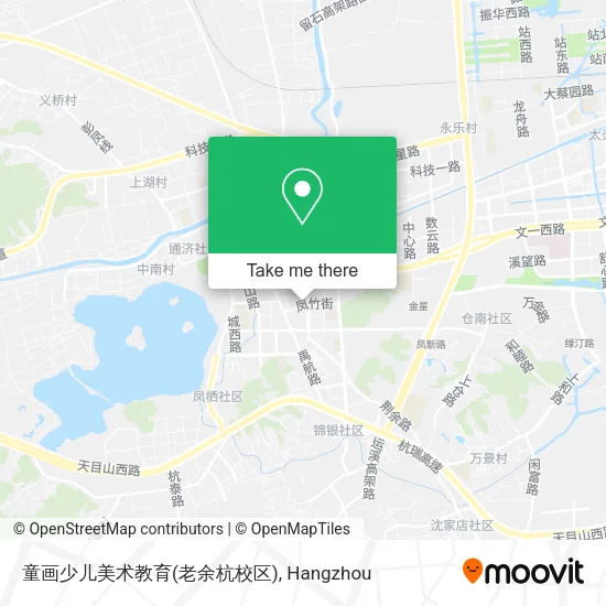 童画少儿美术教育(老余杭校区) map