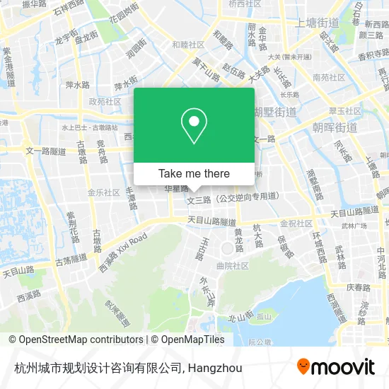 杭州城市规划设计咨询有限公司 map
