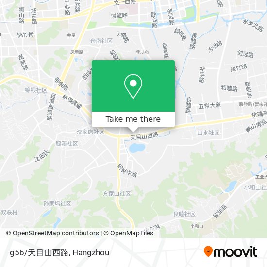 g56/天目山西路 map