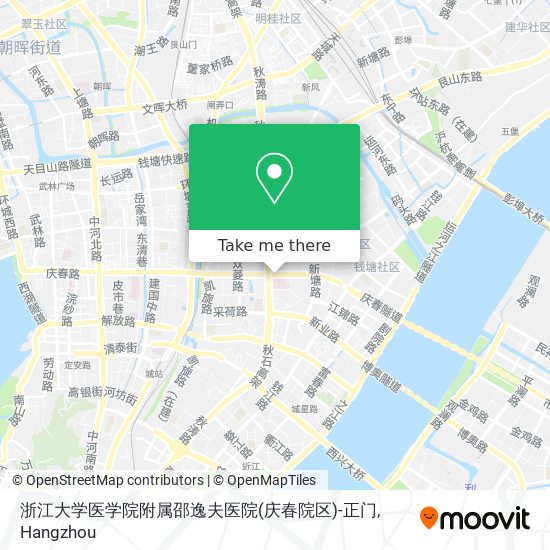 浙江大学医学院附属邵逸夫医院(庆春院区)-正门 map
