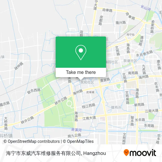 海宁市东威汽车维修服务有限公司 map