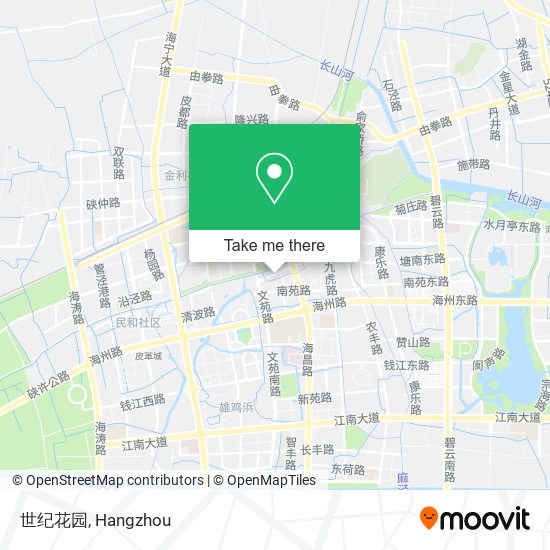 世纪花园 map