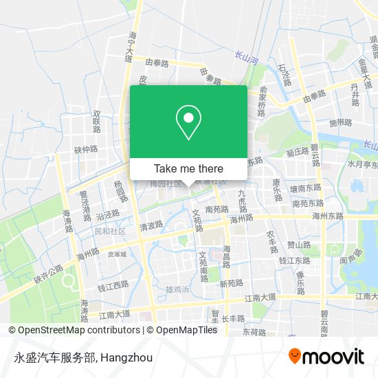 永盛汽车服务部 map