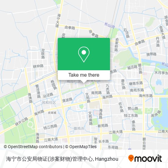 海宁市公安局物证(涉案财物)管理中心 map