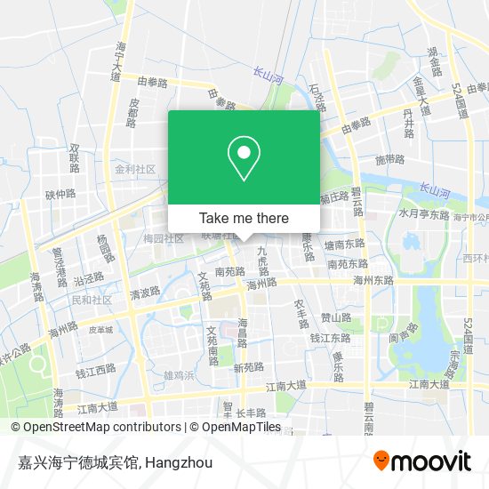嘉兴海宁德城宾馆 map
