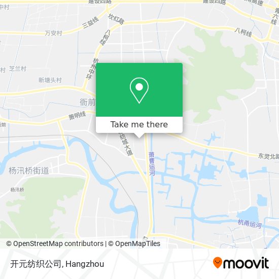 开元纺织公司 map
