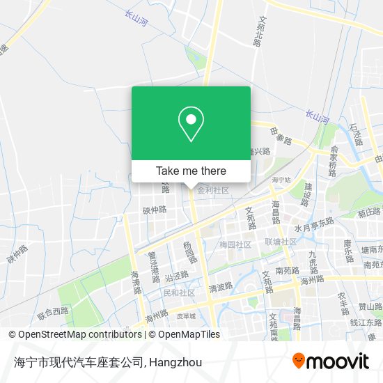 海宁市现代汽车座套公司 map