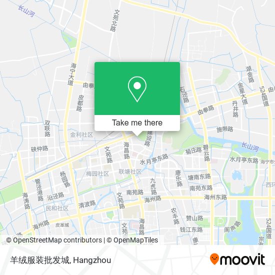 羊绒服装批发城 map