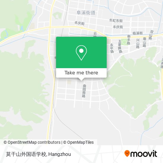 莫干山外国语学校 map