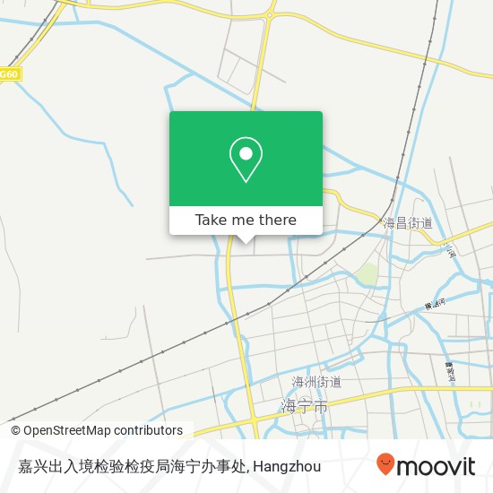 嘉兴出入境检验检疫局海宁办事处 map