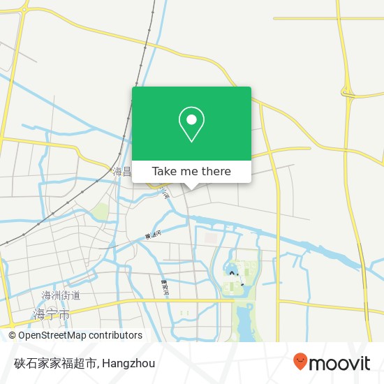 硖石家家福超市 map