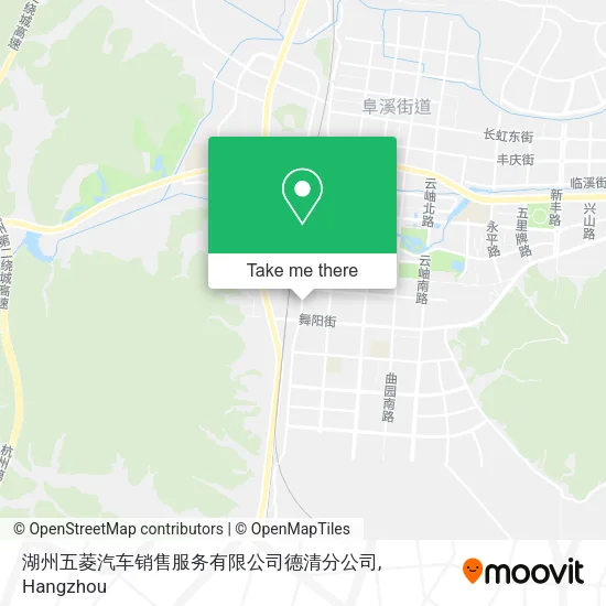 湖州五菱汽车销售服务有限公司德清分公司 map