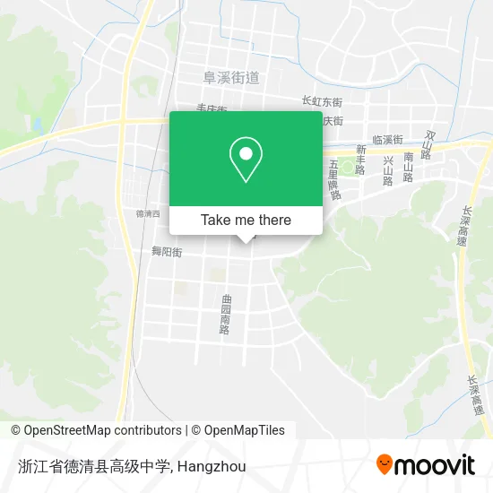 浙江省德清县高级中学 map