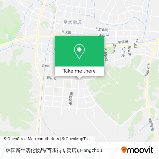韩国新生活化妆品(百乐街专卖店) map