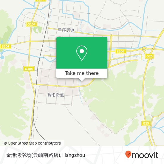 金港湾浴场(云岫南路店) map